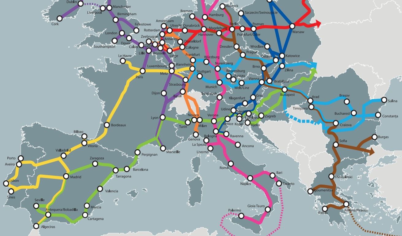 carte-des-corridors-europens-