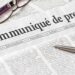 un-journal-avec-le-titre-communique-de-presse